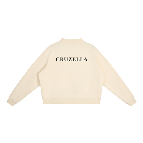 Essential Fleece Mock-Neck Crew Sweatshirt