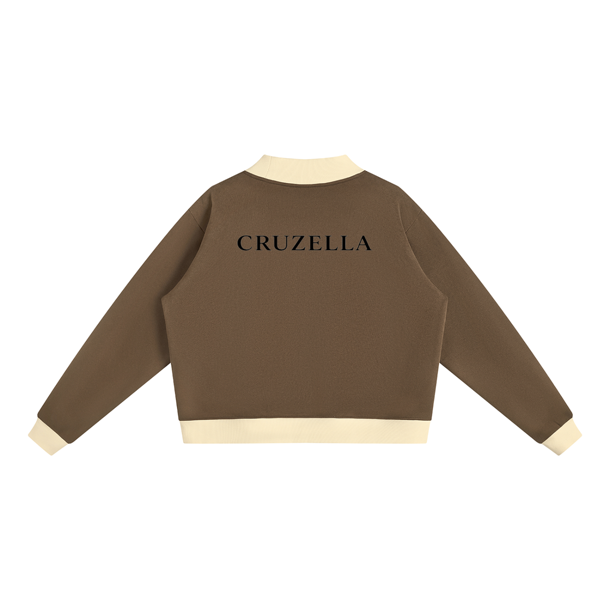 Women’s Mock Neck Crewneck Sweatshirt