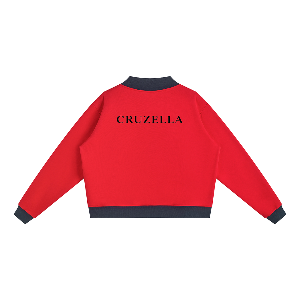 Women’s Mock Neck Crewneck Sweatshirt