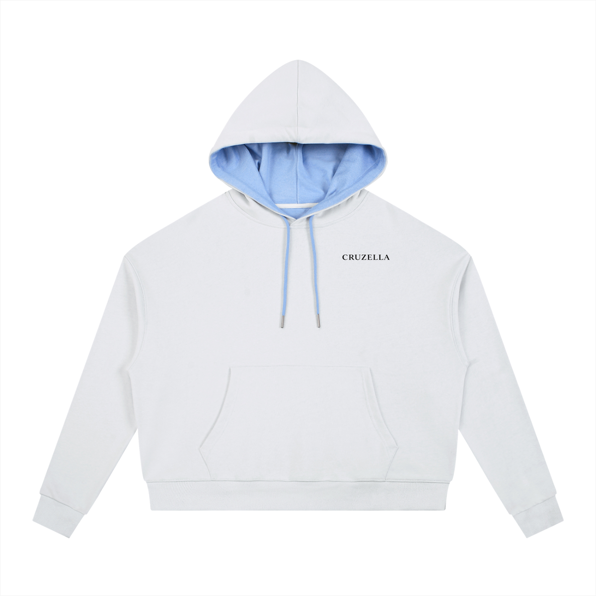 Contrast Drawstring Hoodie