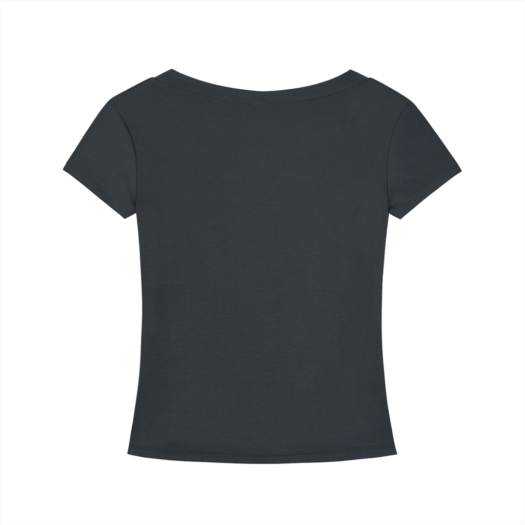 Cruzella slim V-neck tee