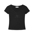 Cruzella slim V-neck tee