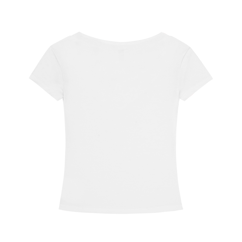 Cruzella slim V-neck tee