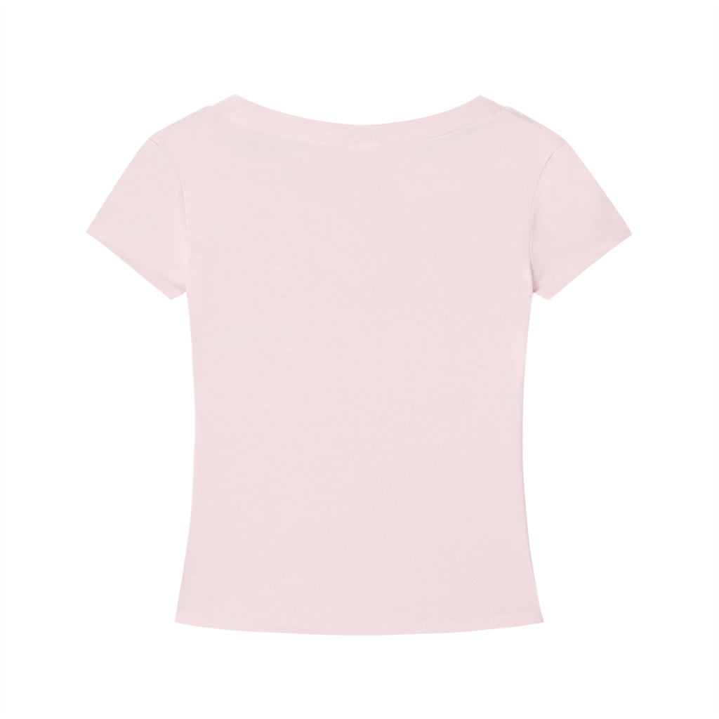 Cruzella slim V-neck tee
