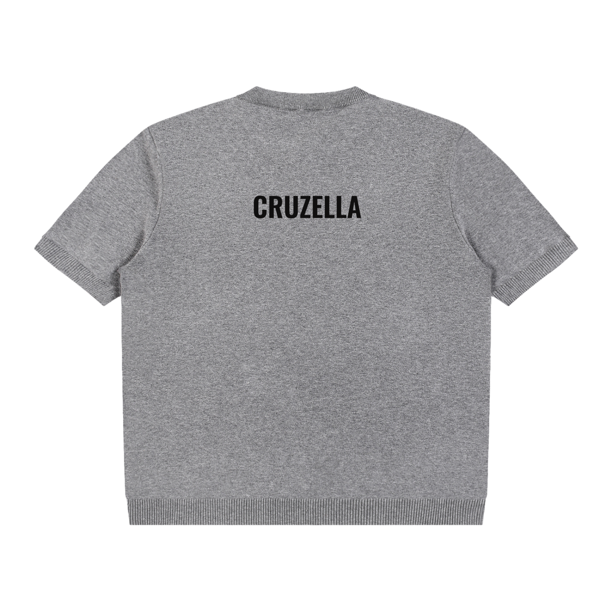 Cotton Knit Short Sleeve Henley T-Shirt