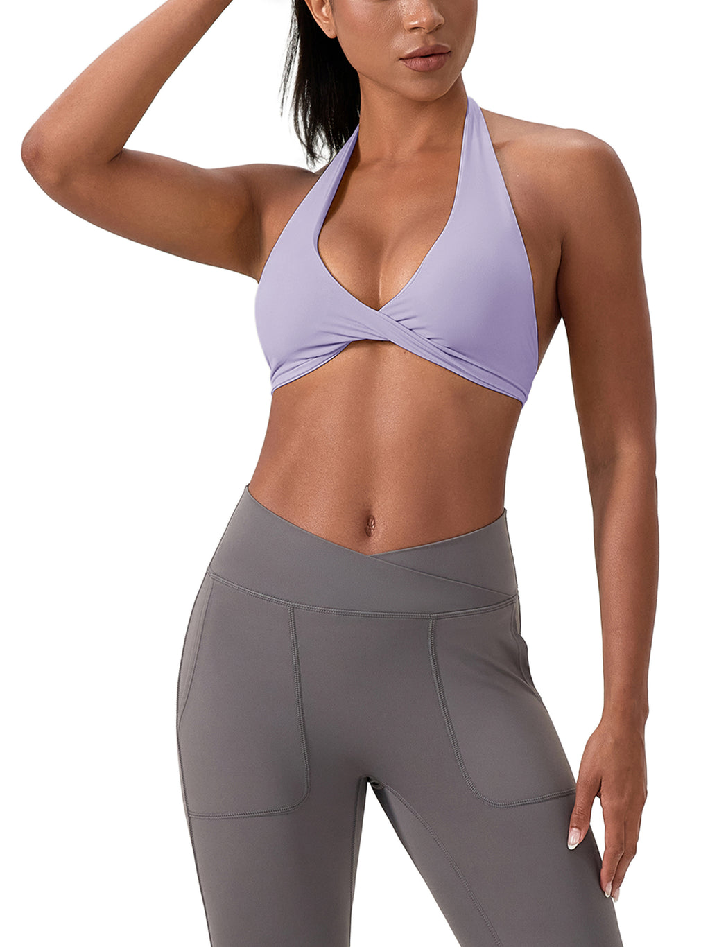 Cruzella halter sports bra